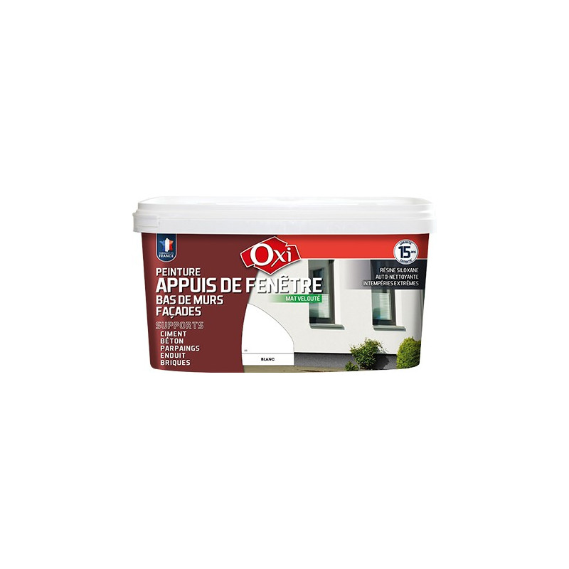 Peinture appuis fenêtre - Protection teintée extérieur - OXI Peinture appuis fenêtre - Protection teintée extérieur - OXI
