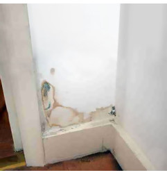 Damaged and damp walls - Acrylic printing - OXI