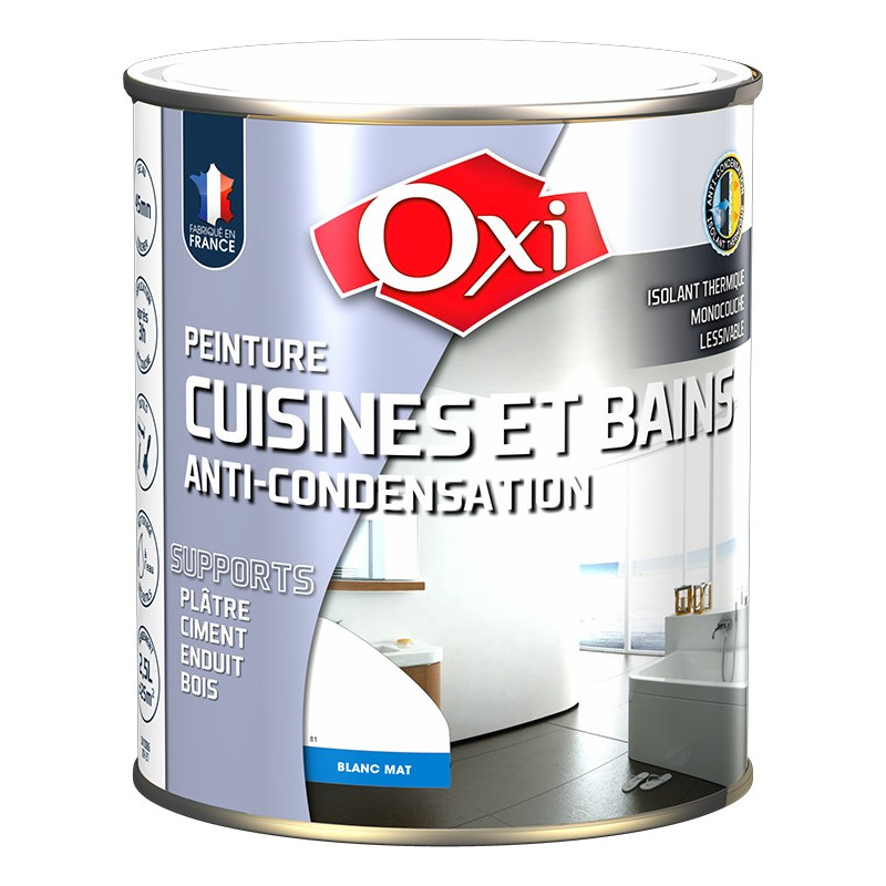 Verf voor keuken en badkamer - Anti-condens - OXI Verf voor keuken en badkamer - Anti-condens - OXI
