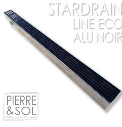 6.5 cm narrow aluminum channel - StarDrain - LINE ECO