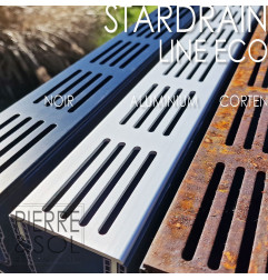 Drain XXS MINI L 6.5 cm 耐候钢网格 - StarDrain - LINE ECO