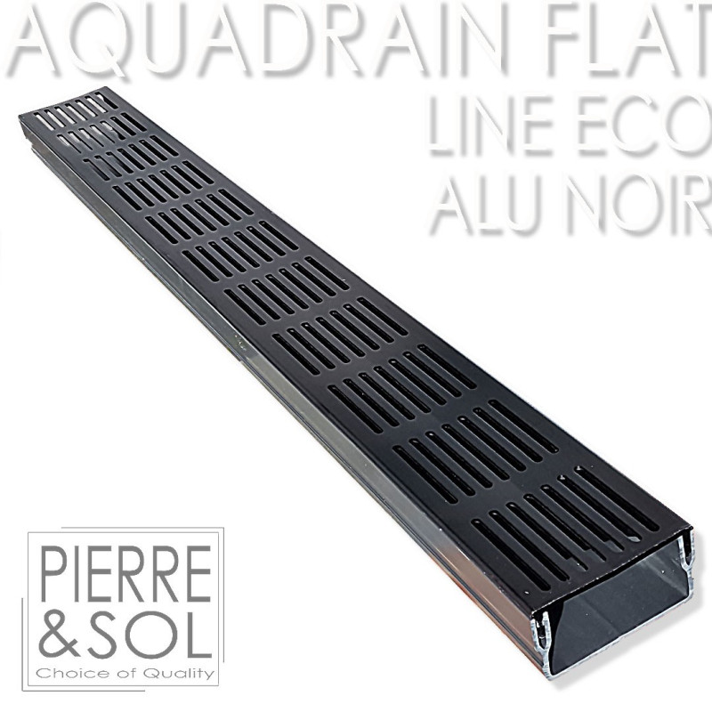 Desagüe plano de aluminio de 5 cm - AquaDrain - FLAT - LINE ECO Desagüe plano de aluminio de 5 cm - AquaDrain - FLAT - LINE ECO