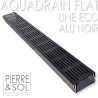 5 cm platte aluminium afvoer - AquaDrain - FLAT - LINE ECO