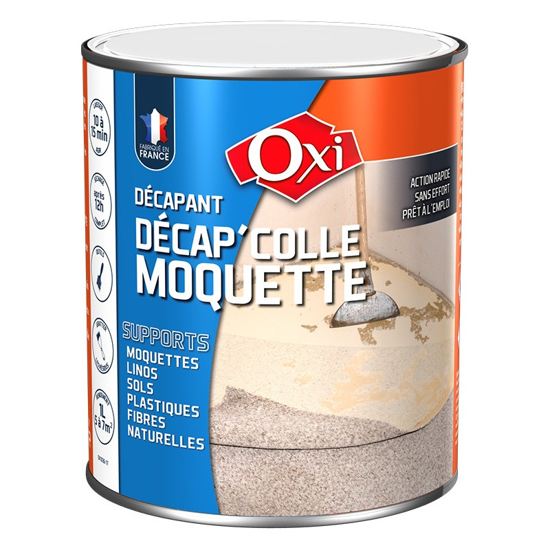 Décap'colle moquette - Décapant gélifié - OXI Décap'colle moquette - Décapant gélifié - OXI