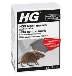 计数器鼠标可再填充诱饵盒 - HGX