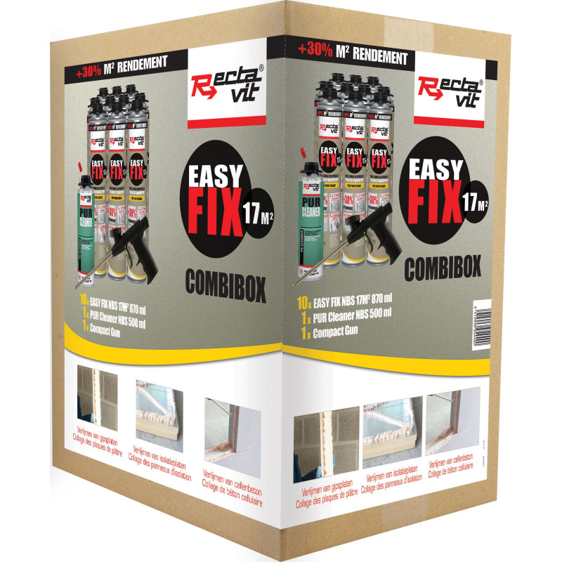 Easy fix 17m² combibox - Montageklebstoff-Paket - Rectavit Easy fix 17m² combibox - Montageklebstoff-Paket - Rectavit