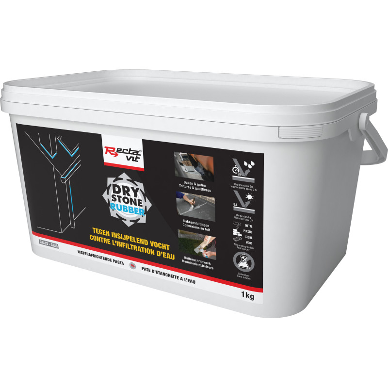 Каучук Drystone - Гидроизоляционная паста - Rectavit