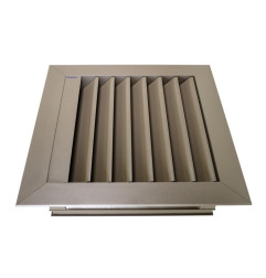 Renson 450V - Rejilla estanca de pared con lamas verticales DISEÑO A MEDIDA - Renson