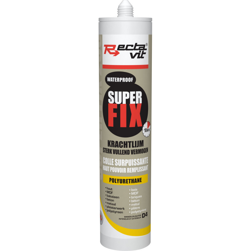 250 Superfix - Extra sterke constructielijm - Rectavit 250 Superfix - Extra sterke constructielijm - Rectavit