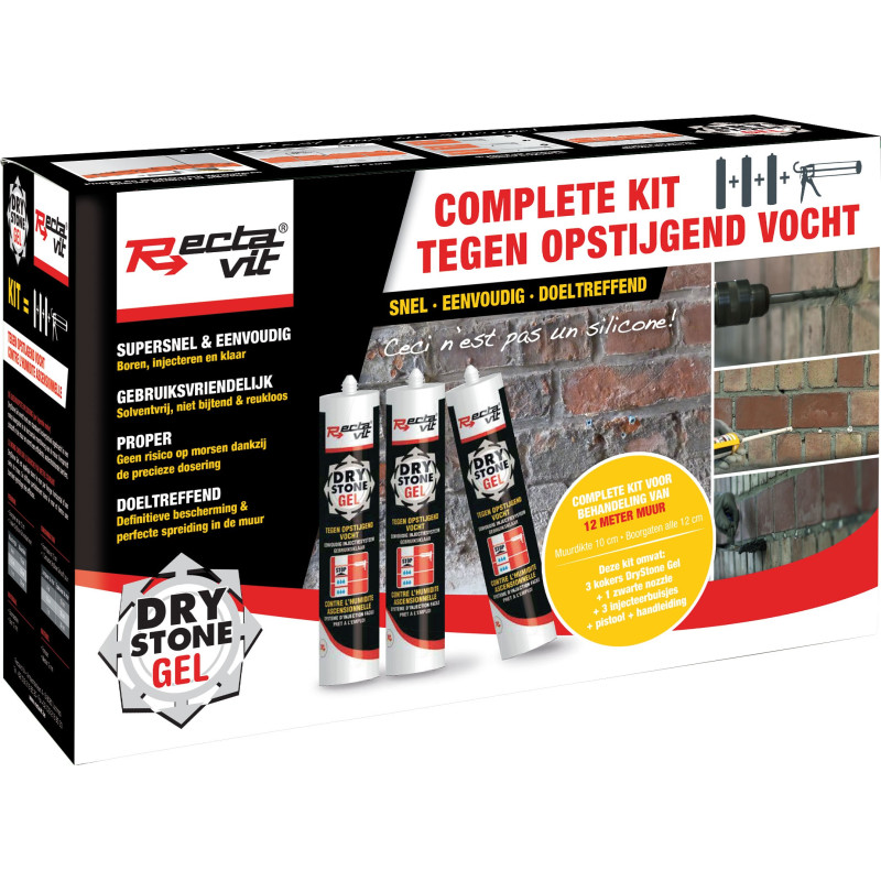 Drystone gel combibox - Injectiesysteem - Rectavit Drystone gel combibox - Injectiesysteem - Rectavit