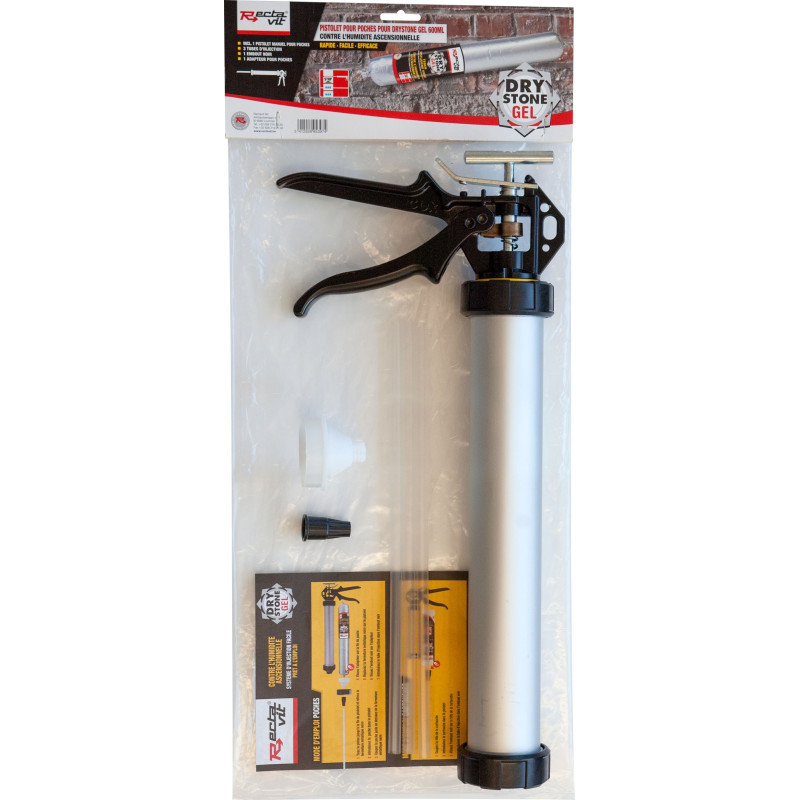 Drystone gel gun - Pocket set - Rectavit