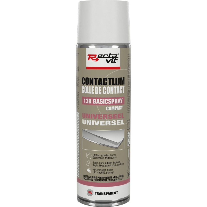 139 Basicspray compact - Adhesivo de contacto universal - Rectavit 139 Basicspray compact - Adhesivo de contacto universal - Rectavit