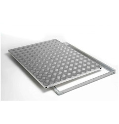 Sportello di accesso in alluminio nervato XFORCE - Alutrap PAD Renforcé - Rosco