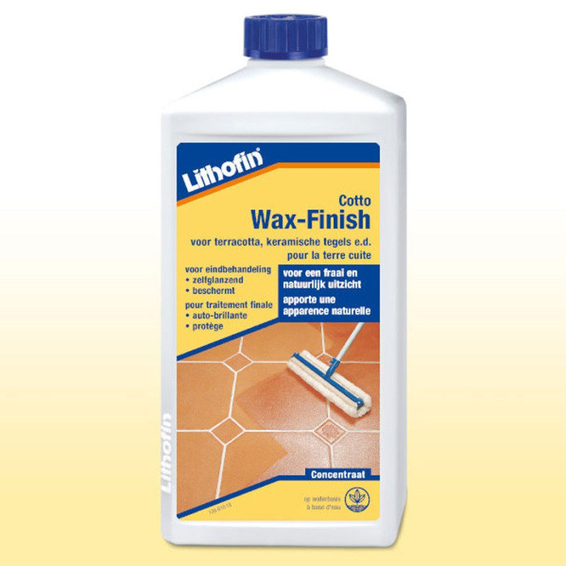 COTTO Wax-Finish - Laatste beschermende vernis voor terracotta vloeren - Lithofin COTTO Wax-Finish - Laatste beschermende vernis voor terracotta vloeren - Lithofin