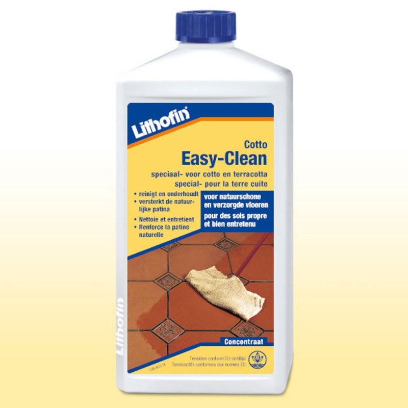 COTTO Easy-Clean - Alkalische reiniger voor het regelmatig onderhoud van terracotta - Lithofin COTTO Easy-Clean - Alkalische reiniger voor het regelmatig onderhoud van terracotta - Lithofin