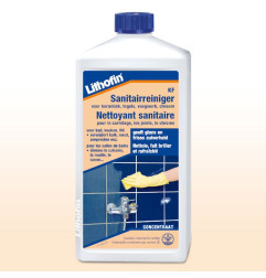 KF Sanitärreiniger - Saurer Reiniger für Bad und Dusche - Lithofin