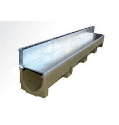 Slotted channel - Euroline 100 Discret 65 Inox - ACO