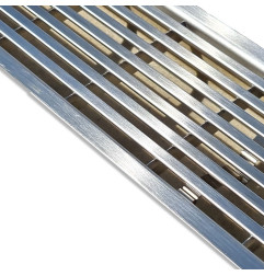 Longitudinal stainless steel grid for EUROLINE gutter - ACO