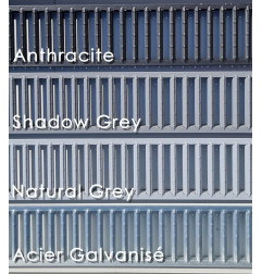 Grille en acier galvanisé pour caniveau EUROLINE - ACO