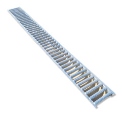 Galvanized steel grating for EUROLINE gutter - ACO