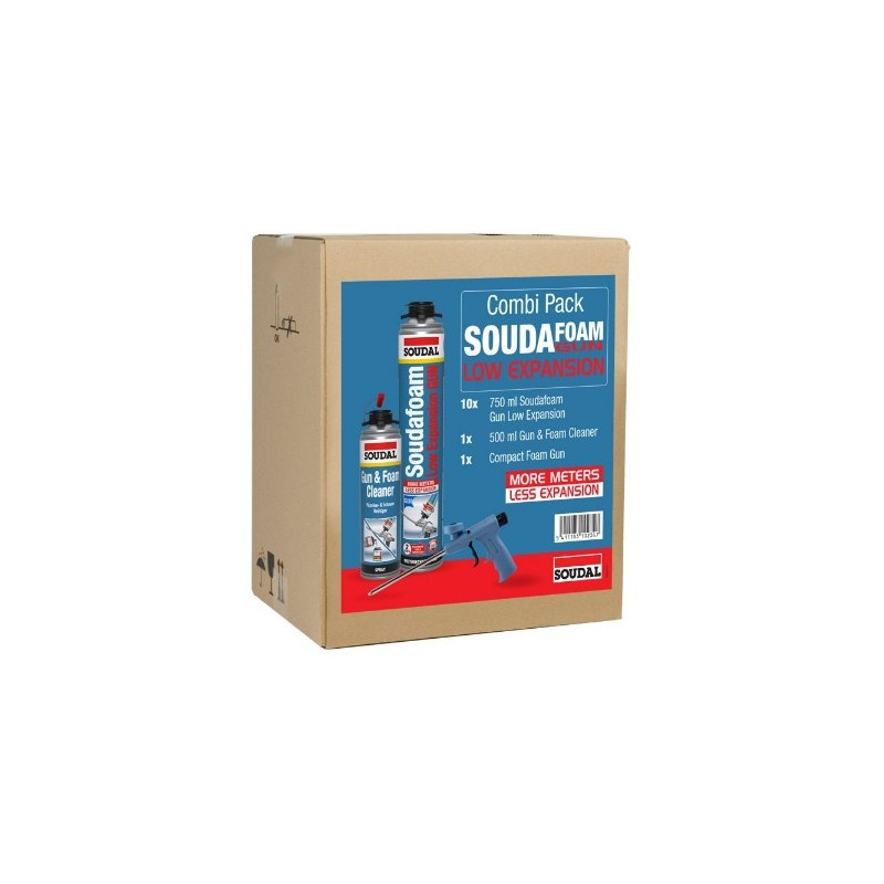 Combibox gunfoam baja expansión - Espuma PU baja expansión - Soudal