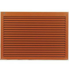 Renson 412 - Rejilla de ventilación mural con lamas en V - Renson