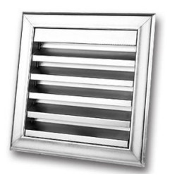Renson 521 - Heavy duty wall grille in galvanised steel - Renson