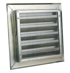 Renson 521 - Heavy duty wall grille in galvanised steel - Renson