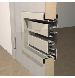 Renson 468 AK/2 - Rejilla acústica para puerta - Renson