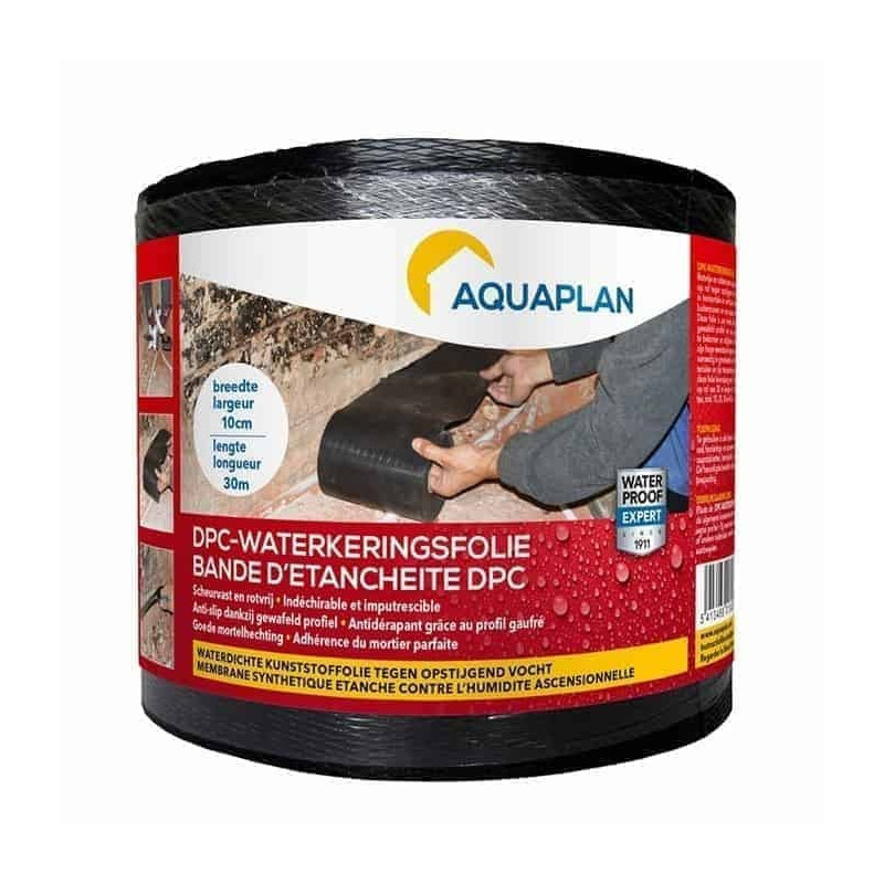DPC waterdichtingsband - Tegen optrekkend vocht - Aquaplan DPC waterdichtingsband - Tegen optrekkend vocht - Aquaplan