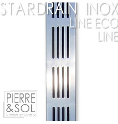 Canal estrecho de aluminio de 6,5 cm - StarDrain - LINE ECO