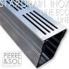 Caniveau étroit Grille INOX Line de 6,5 cm - StarDrain ECO Caniveau étroit Grille INOX Line de 6,5 cm - StarDrain ECO