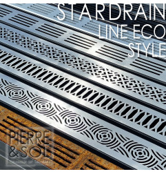 Canal estrecho de aluminio de 6,5 cm - StarDrain - LINE ECO