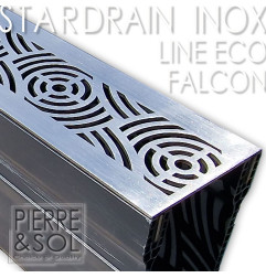 Canale stretto 6,5 cm Griglia INOX Style - StarDrain - LINE ECO