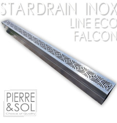 Canale stretto Falcon in acciaio inox 6,5 cm - StarDrain LINE ECO