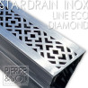Caniveau étroit Inox Diamond de 6,5 cm - StarDrain LINE ECO Caniveau étroit Inox Diamond de 6,5 cm - StarDrain LINE ECO