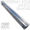 Caniveau étroit Inox Diamond de 6,5 cm - StarDrain LINE ECO