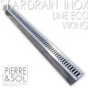 Caniveau étroit Inox Viking de 6,5 cm - StarDrain LINE ECO