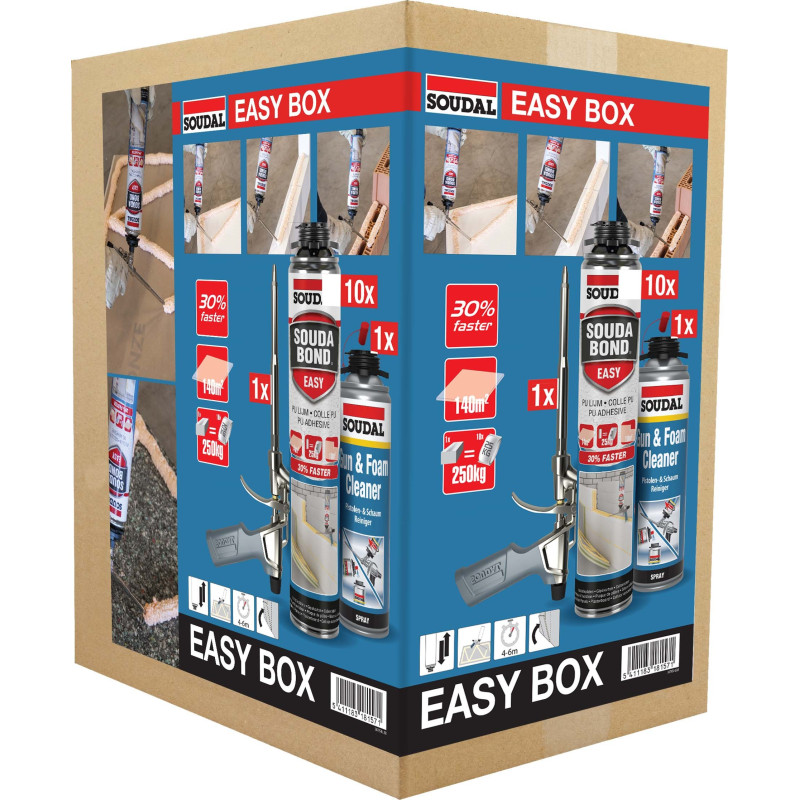 Combibox Soudabond easy gun - Adesivo per schiuma PU - Soudal