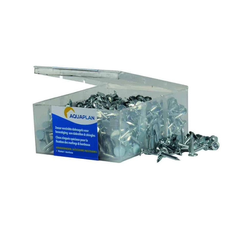 Dachnägel - Befestigungsmaterial Bitumenschiefer - Aquaplan Dachnägel - Befestigungsmaterial Bitumenschiefer - Aquaplan