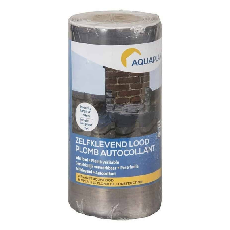 Self-adhesive lead - Replaces construction lead - Aquaplan Self-adhesive lead - Replaces construction lead - Aquaplan