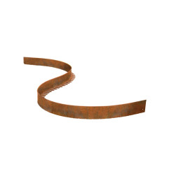 Edgi Corten 100 - Straight or flexible L edge - MatGeco
