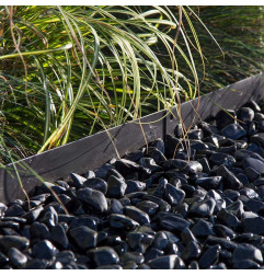 Edgi 75 Black - Bordi in metallo per aiuole e giardini - MatGeco