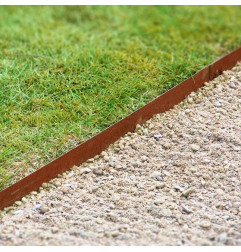 Edgi 75 Corten - Bordi metallici per aiuole e giardini - MatGeco