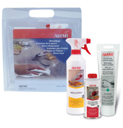 Set per la cura delle pietre naturali - Akemi