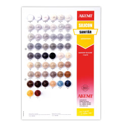 Silicone Sanitaire - précoloré - Akemi