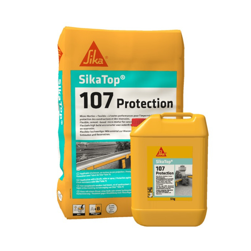 SikaTop-107 Protection - Micro Waterproofing Mortar - Sika SikaTop-107 Protection - Micro Waterproofing Mortar - Sika