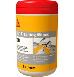 Sika Cleaning Wipes-100 - Toalhetes de limpeza para mãos e ferramentas - Sika