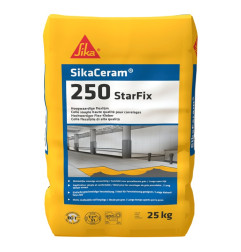 SikaCeram-250 StarFix - Adesivo deformabile per piastrelle in ceramica vetrificata - Sika