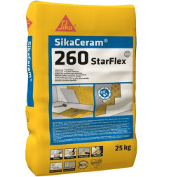SikaCeram-260 StarFlex - Flexible tile adhesive - Sika